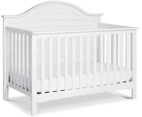 Carter's by DaVinci Nolan 4-in-1 Convertible Crib in White, Greenguard Gold Certified, 1 Count (Pack of 1)