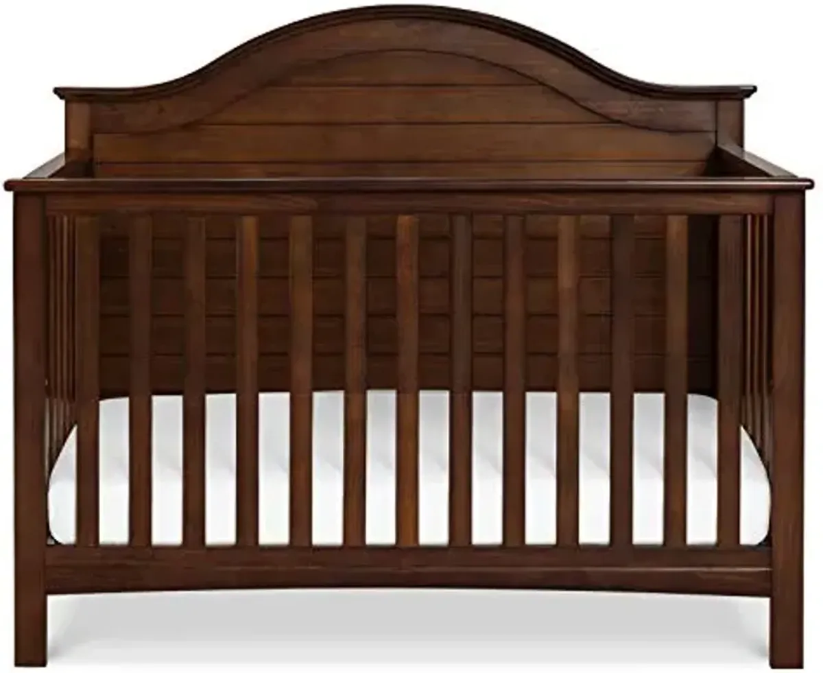 Carter's by DaVinci Nolan 4-in-1 Convertible Crib in Espresso, Greenguard Gold Certified, 57.5x30.8x47 Inch (Pack of 1)