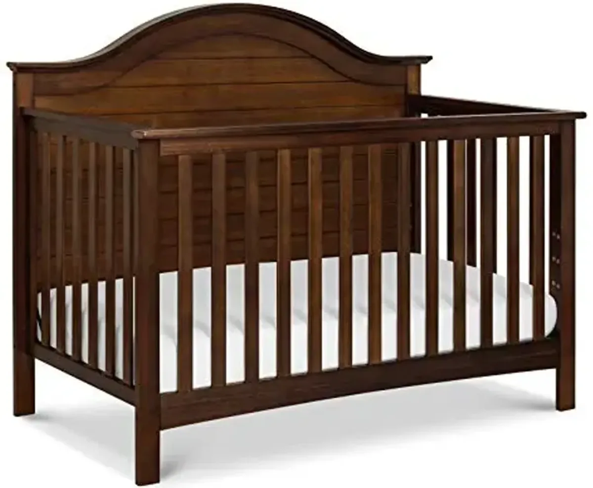 Carter's by DaVinci Nolan 4-in-1 Convertible Crib in Espresso, Greenguard Gold Certified, 57.5x30.8x47 Inch (Pack of 1)
