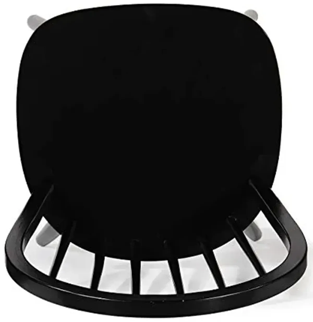 Christopher Knight Home Declan Farmhouse Cottage High Back Spindled Rubberwood Dining Chairs, 2-Pcs Set, Black