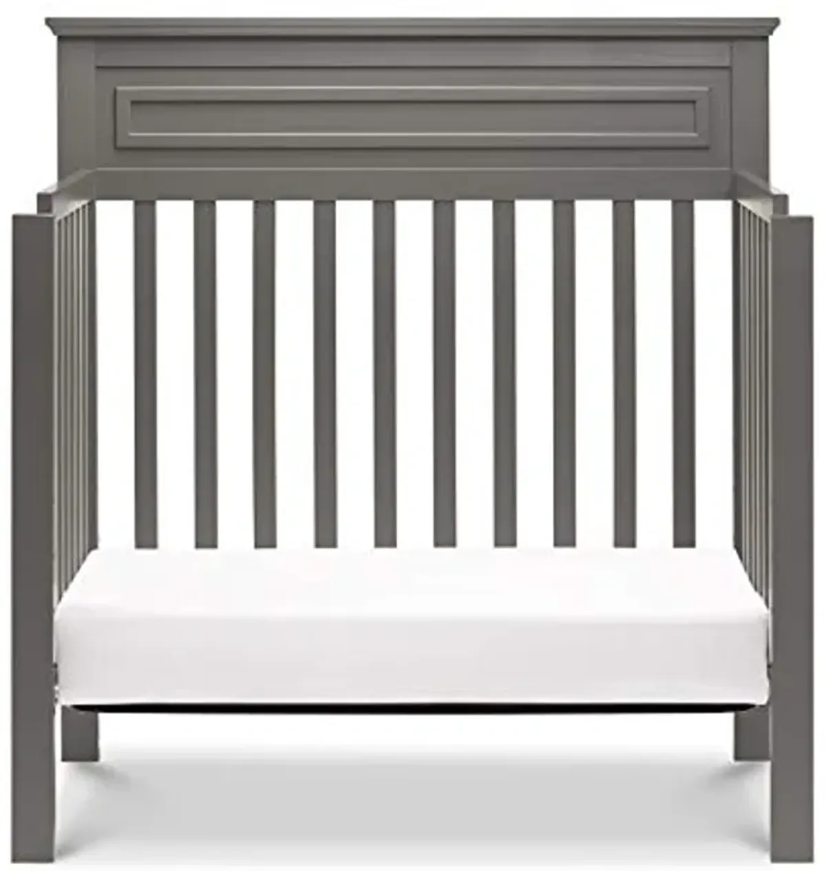 DaVinci Autumn 4-in-1 Convertible Mini Crib in Slate, Greenguard Gold Certified