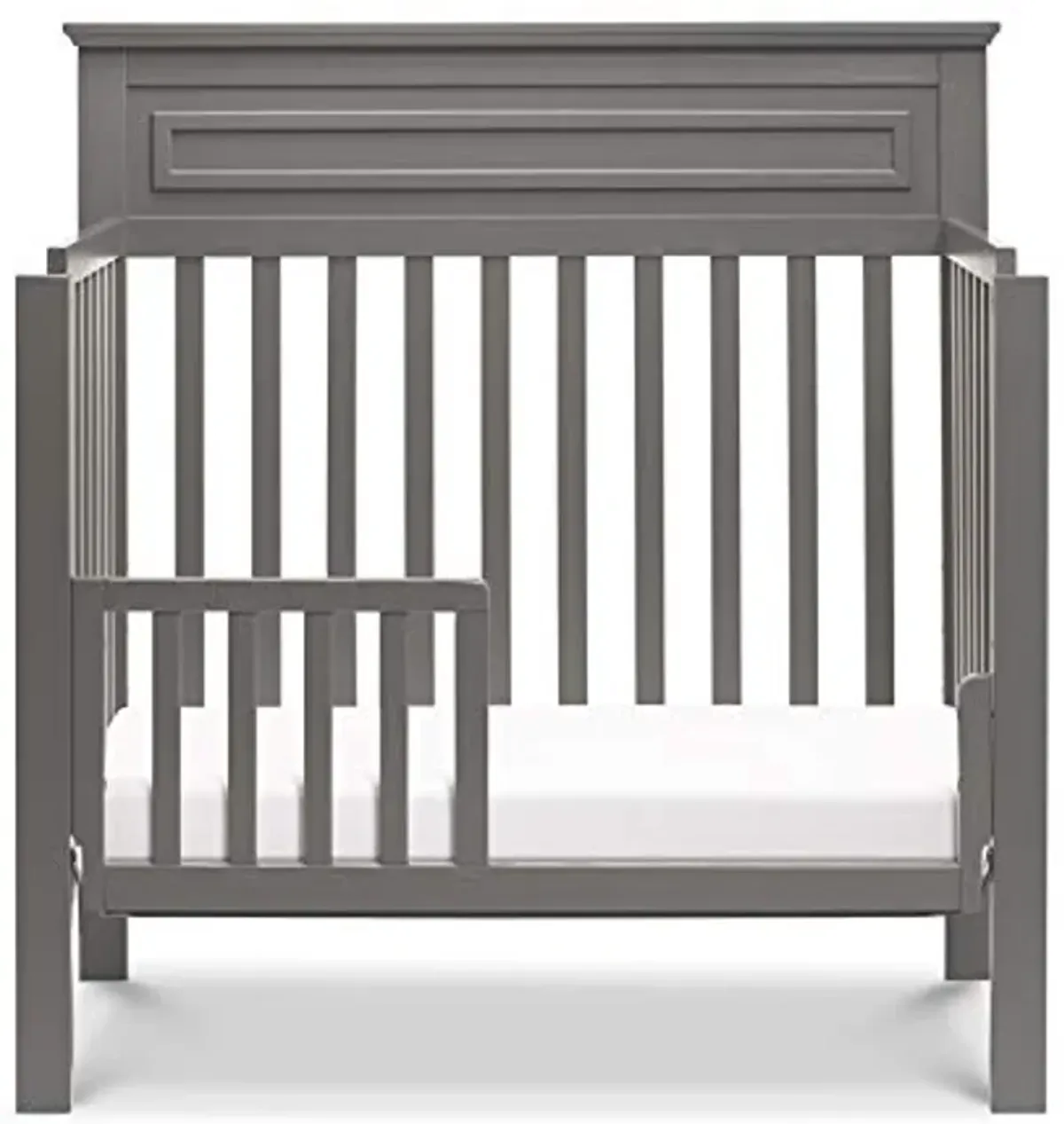 DaVinci Autumn 4-in-1 Convertible Mini Crib in Slate, Greenguard Gold Certified