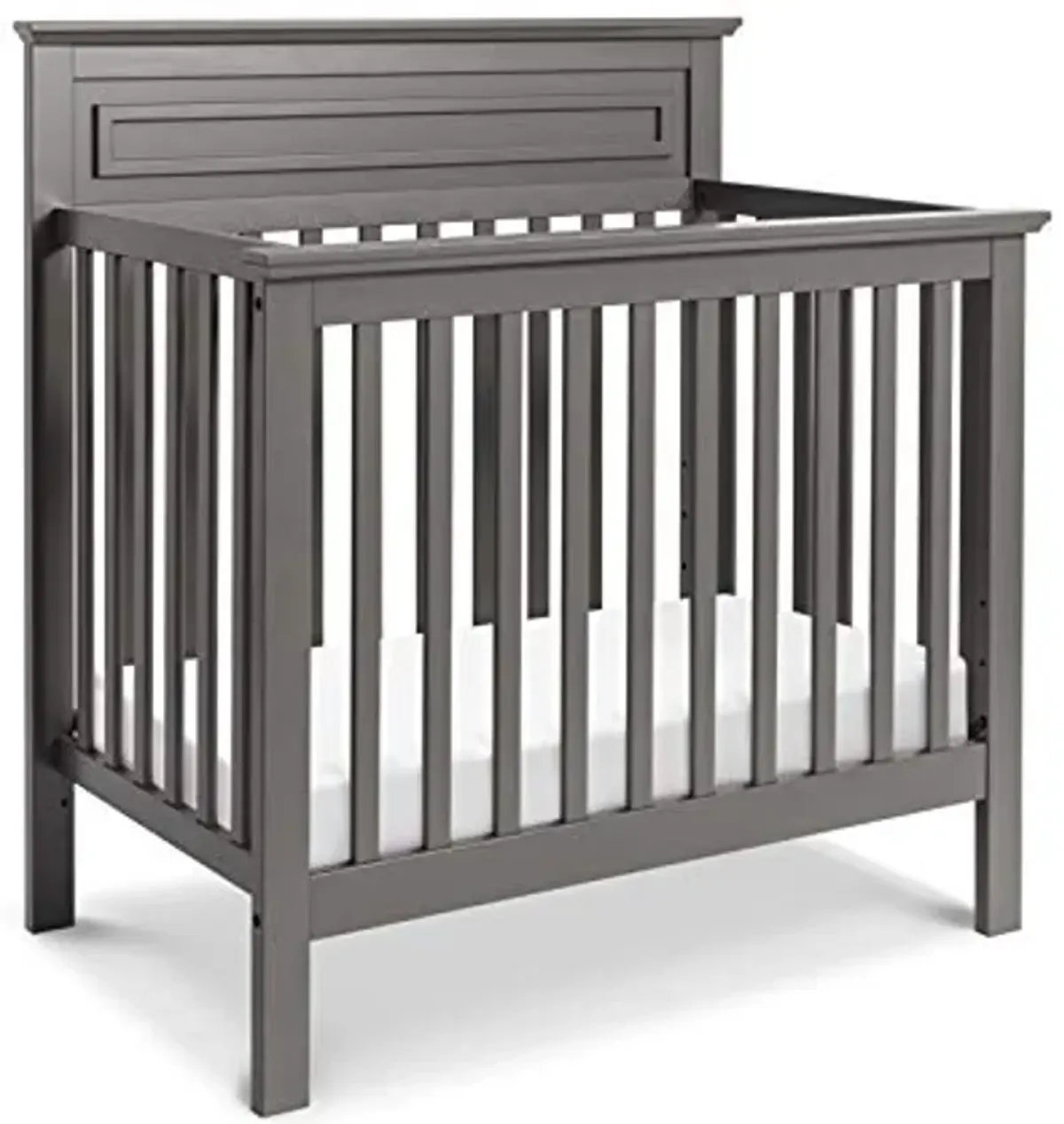 DaVinci Autumn 4-in-1 Convertible Mini Crib in Slate, Greenguard Gold Certified