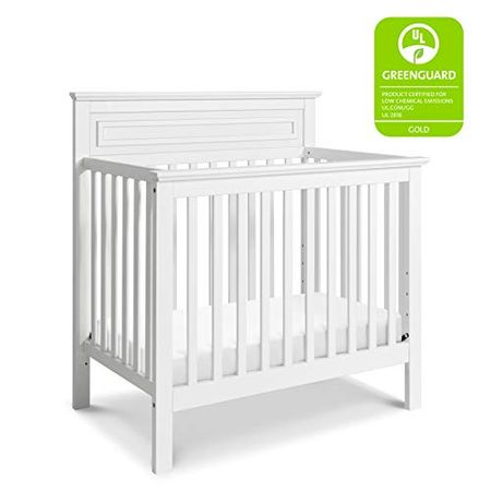 DaVinci Autumn 4-in-1 Convertible Mini Crib in White, Greenguard Gold Certified