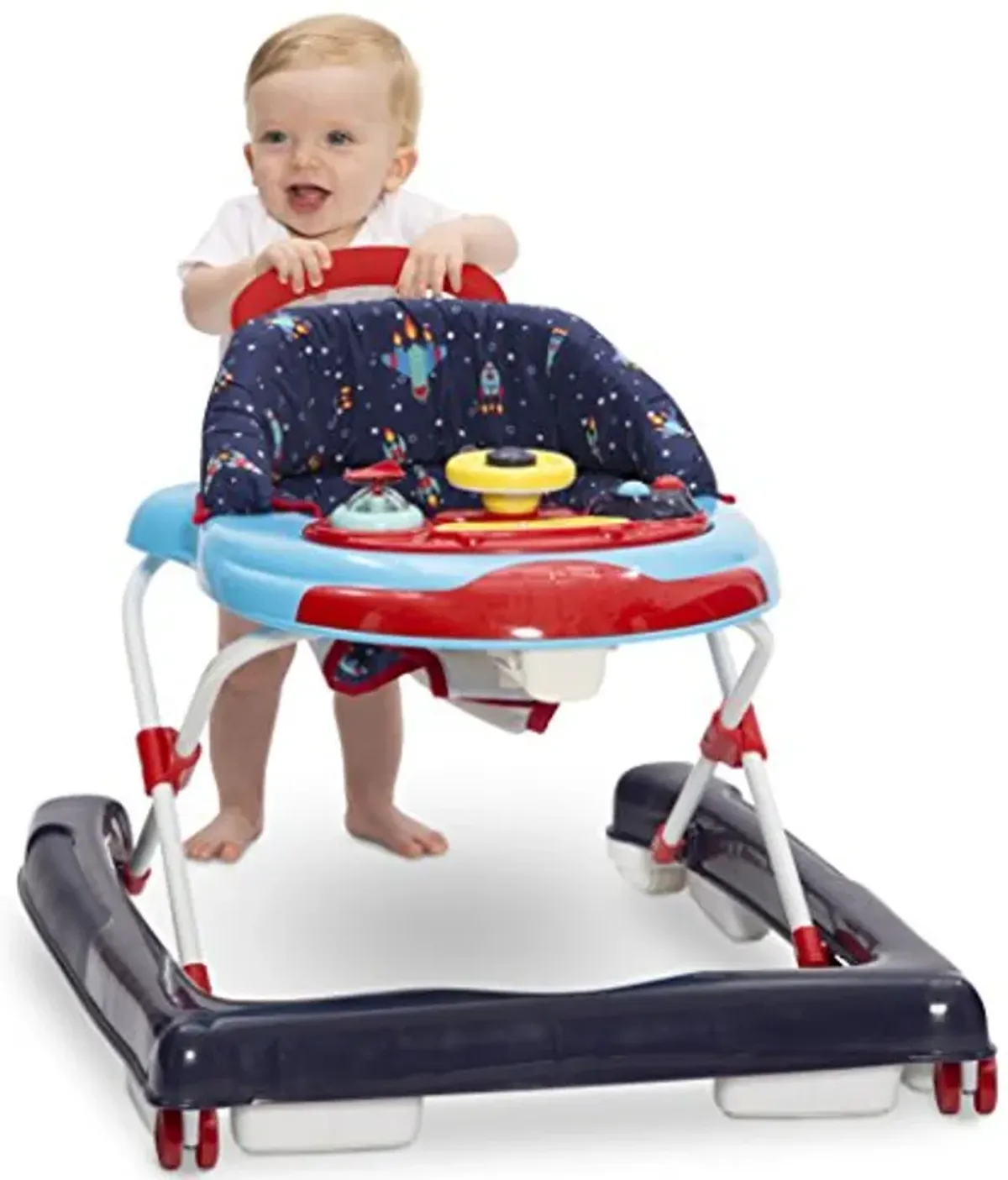 Delta Children First Exploration 2-in-1 Activity Walker, Lift Off