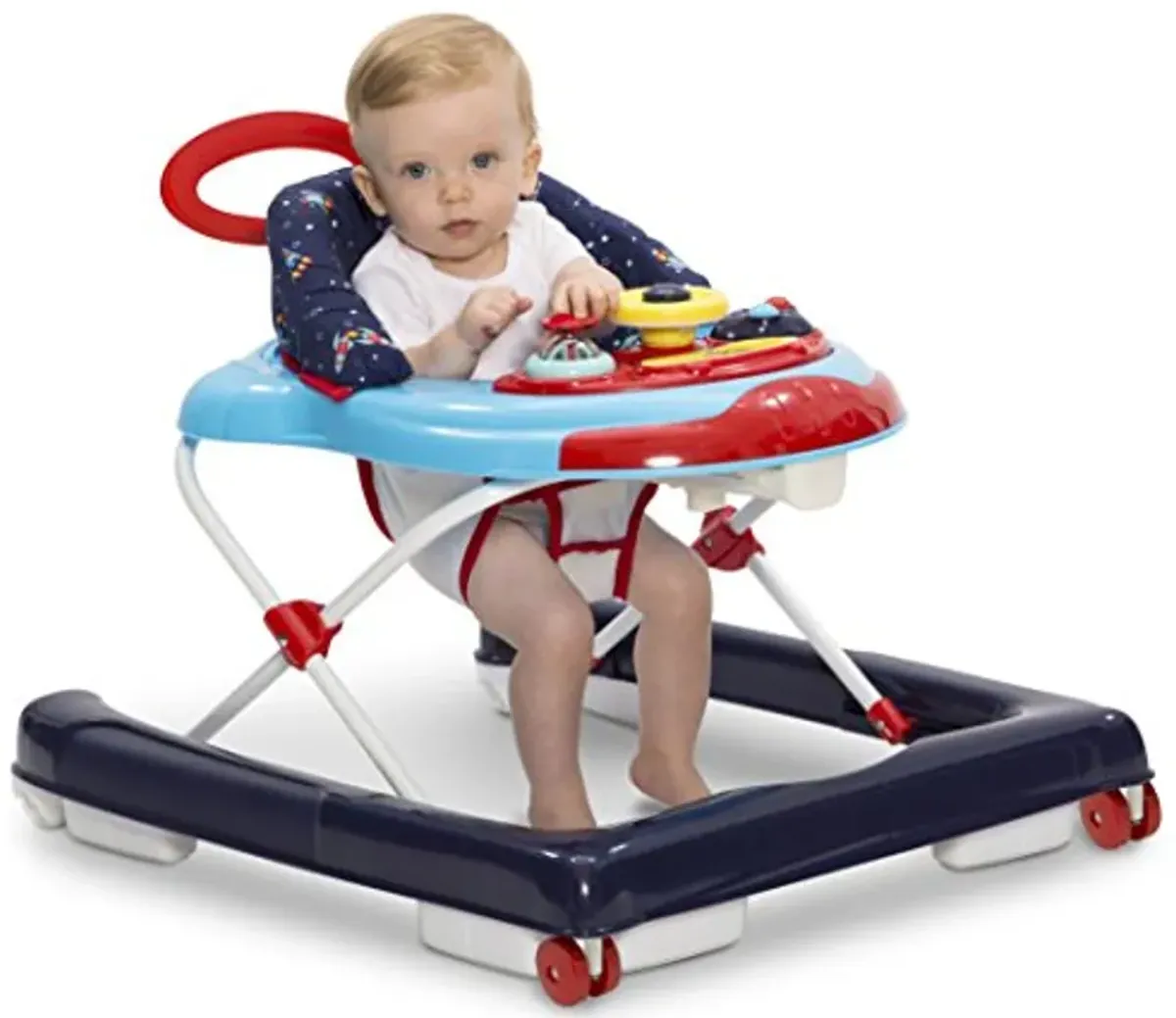 Delta Children First Exploration 2-in-1 Activity Walker, Lift Off