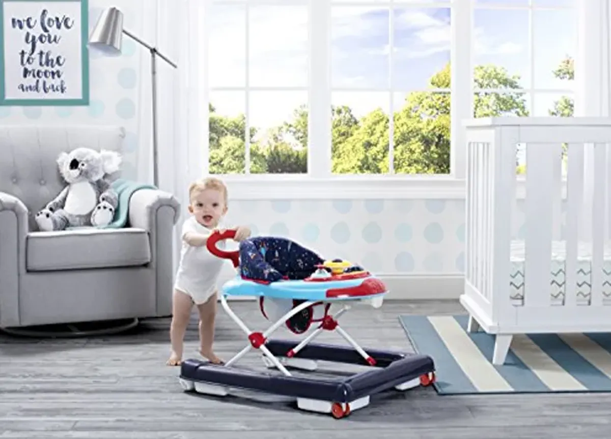 Delta Children First Exploration 2-in-1 Activity Walker, Lift Off