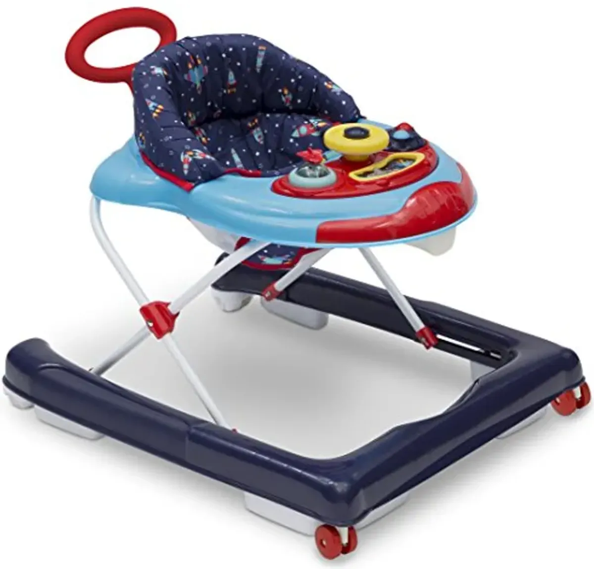 Delta Children First Exploration 2-in-1 Activity Walker, Lift Off