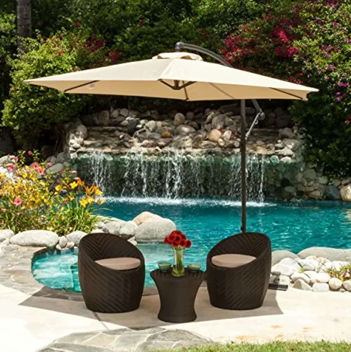 Acosta Outdoor Cantilever Patio Canopy Umbrella