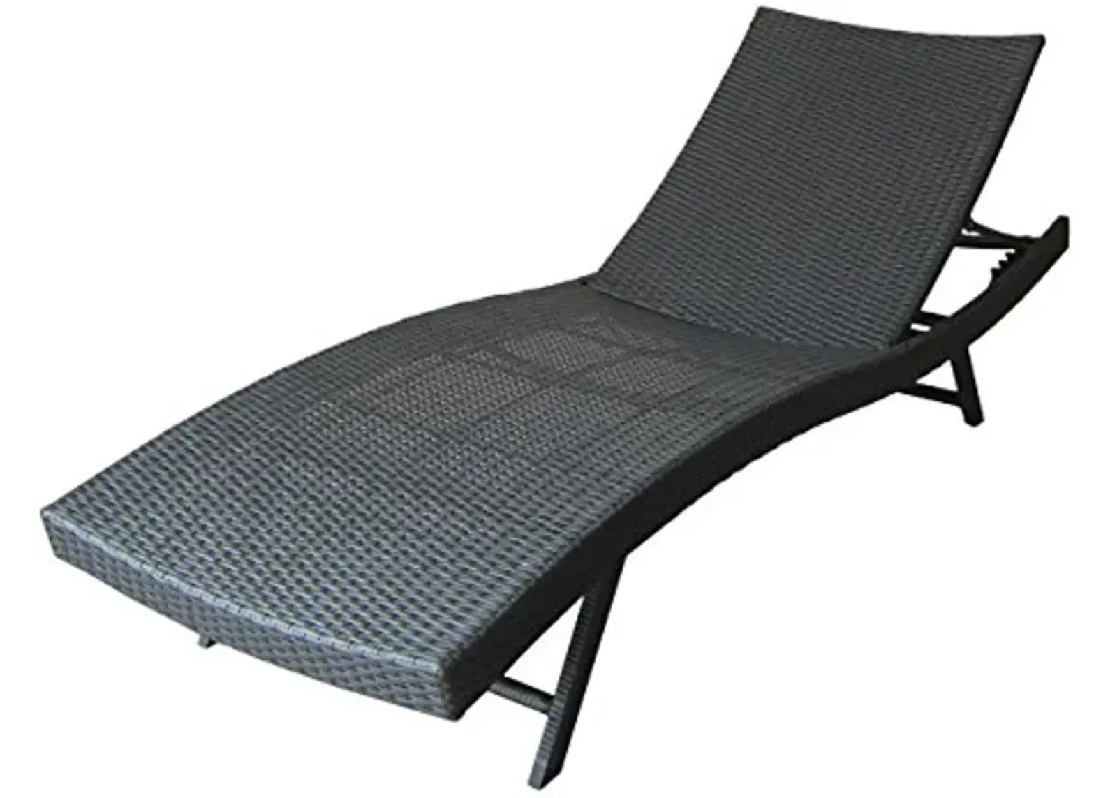 Christopher Knight Home Kauai Outdoor Wicker Chaise Lounge/Grey