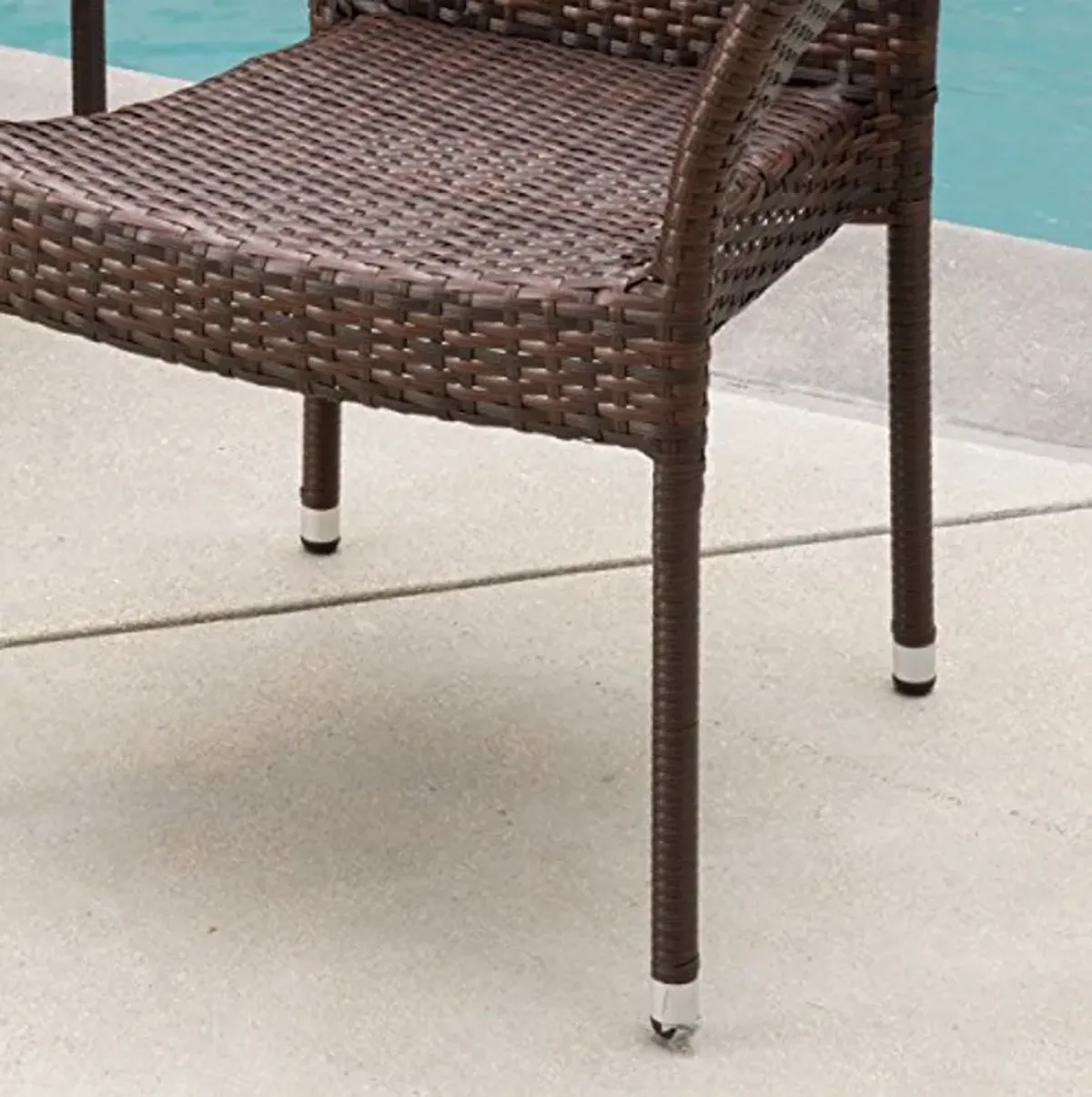 Christopher Knight Home Cliff Outdoor Wicker Chairs, 2-Pcs Set, Multibrown