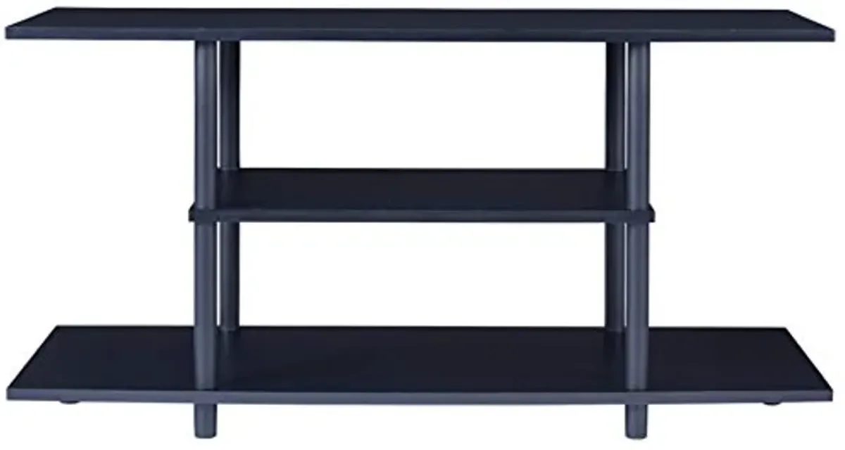 Signature Design by Ashley Cooperson Contemporary TV Stand Fits TVs up to 40" with 2 Open Shelves for Storage, Black