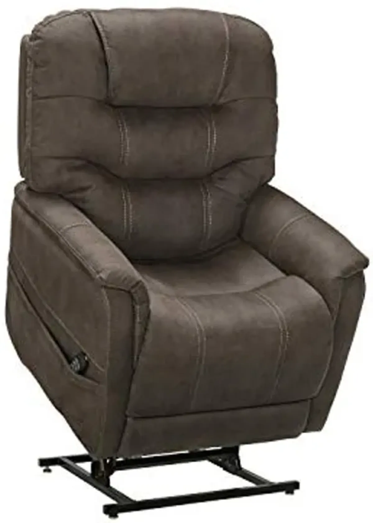 Signature Design by Ashley Ballister Contemporary Power Lift Recliner, Brown