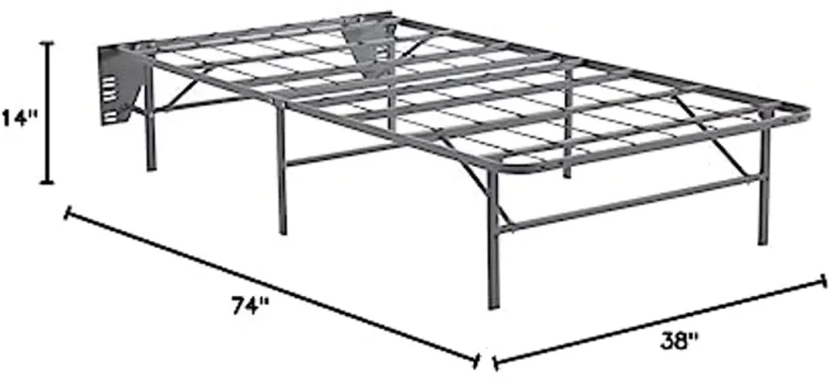 Signature Design by Ashley Better than a Boxspring RTA Foundation, 14 Inch Mattress Riser, Twin