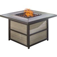 Hanover Chateau 40,000 BTU Gas Fire Pit Coffee Table, 37" Square