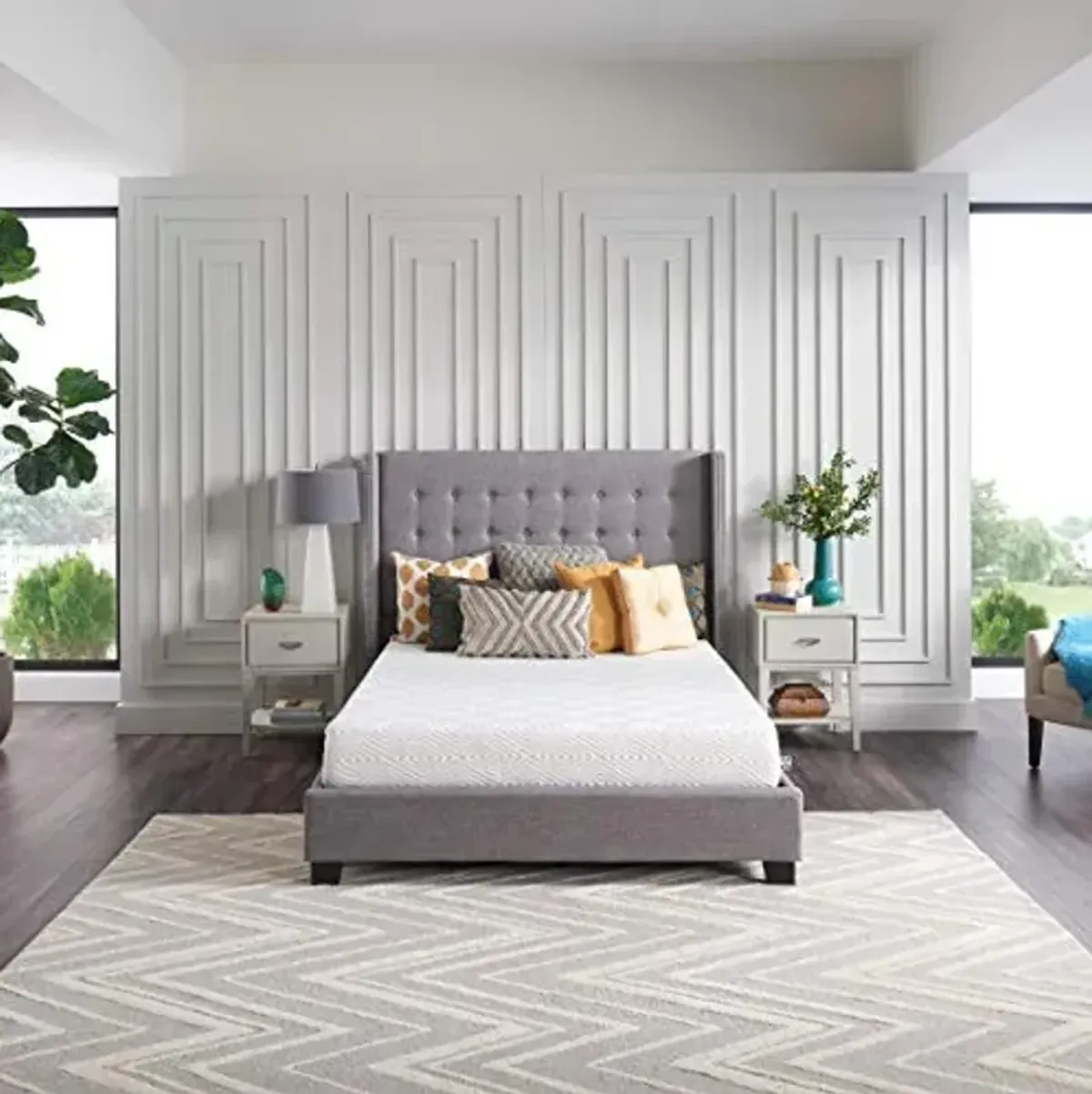 Sealy 8 Inch Queen Size Foam Bed in a Box, Multiple Layers of Foam Help Support Sleep at Night, CertiPur-US Certified, King