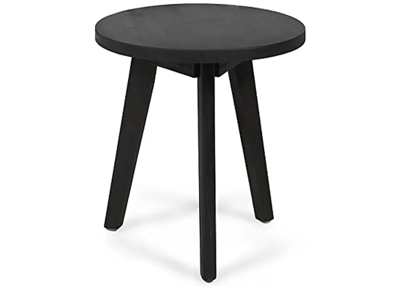 Christopher Knight Home Gino Outdoor Acacia Wood Side Table, Dark Gray Finish