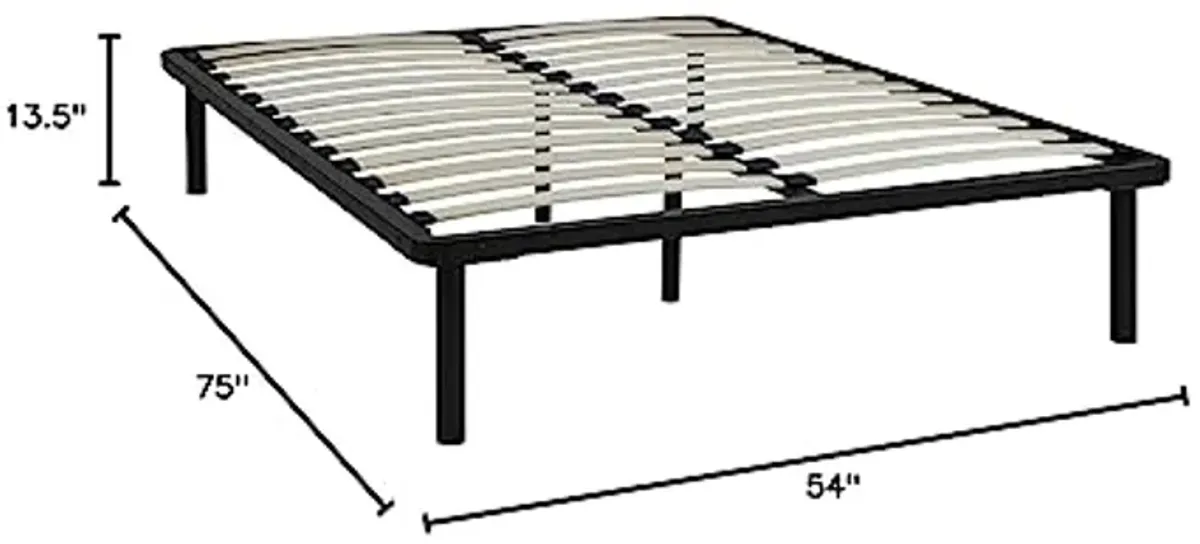 Modway Rowan Full Platform Bed Frame, Brown