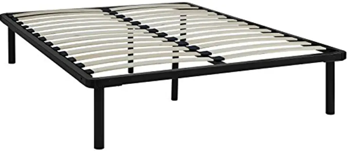 Modway Rowan Full Platform Bed Frame, Brown