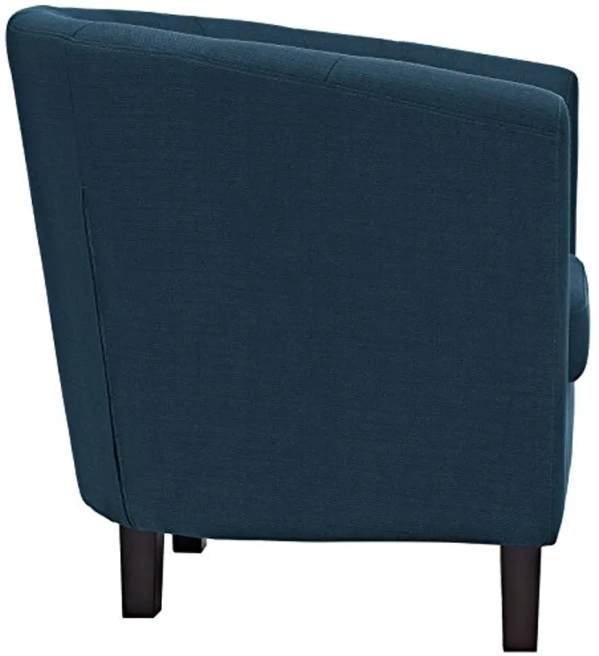 Modway Prospect Upholstered Fabric Accent Lounge Living Room Armchairs, Set of Two, Azure