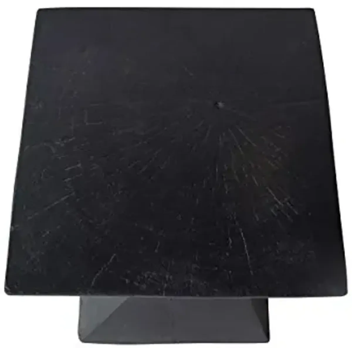 Christopher Knight Home Kajsa Outdoor Lightweight Concrete Accent Table, Black