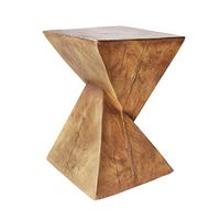 Christopher Knight Home Kajsa Outdoor Lightweight Concrete Accent Table, Natural