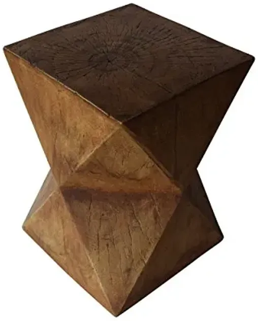 Christopher Knight Home Manuel Light-Weight Concrete Accent Table, Natural, 12.5D x 12.5W x 17.75H in