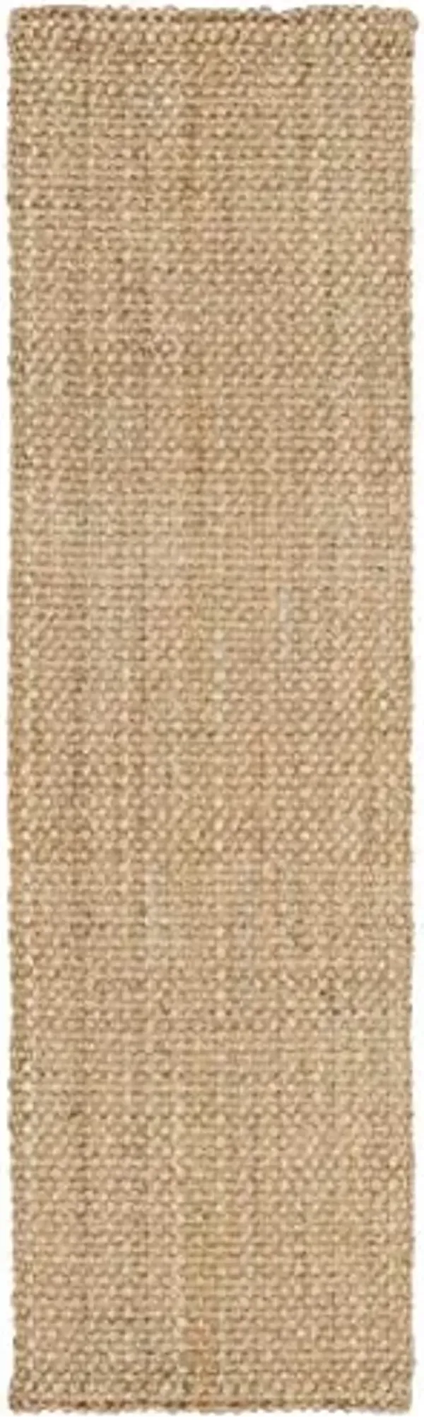 SAFAVIEH Natural Fiber Collection Runner Rug - 2'3" x 18', Natural, Handmade Basketweave Jute, Ideal for High Traffic Areas in Living Room, Bedroom (NF401A)