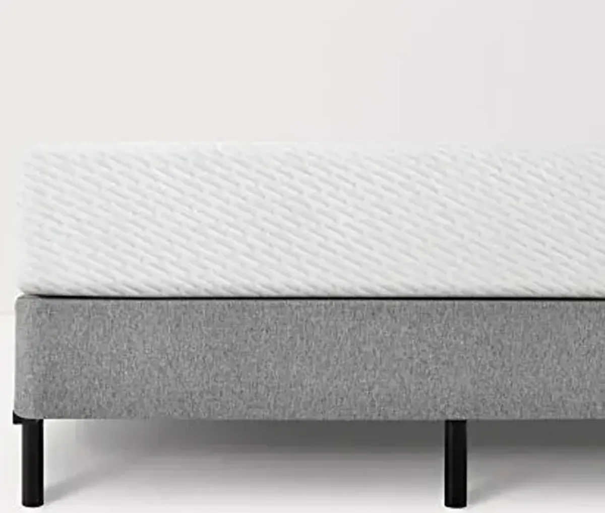 Tuft & Needle Metal Base Bed Frame for California King Mattresses; Simple Tool-Less Assembly Durable Powder-Coated Black Steel; 5-Year Limited Warranty; GREENGUARD Gold Certified