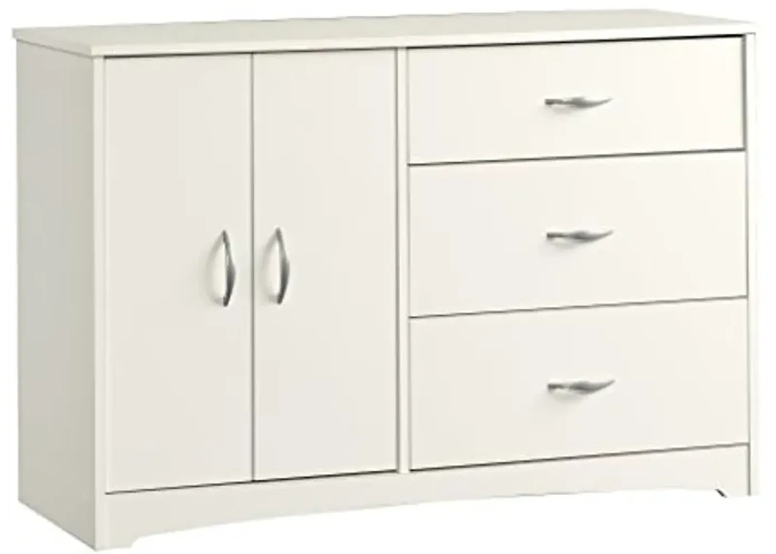 Sauder Beginnings Dresser, Soft White finish