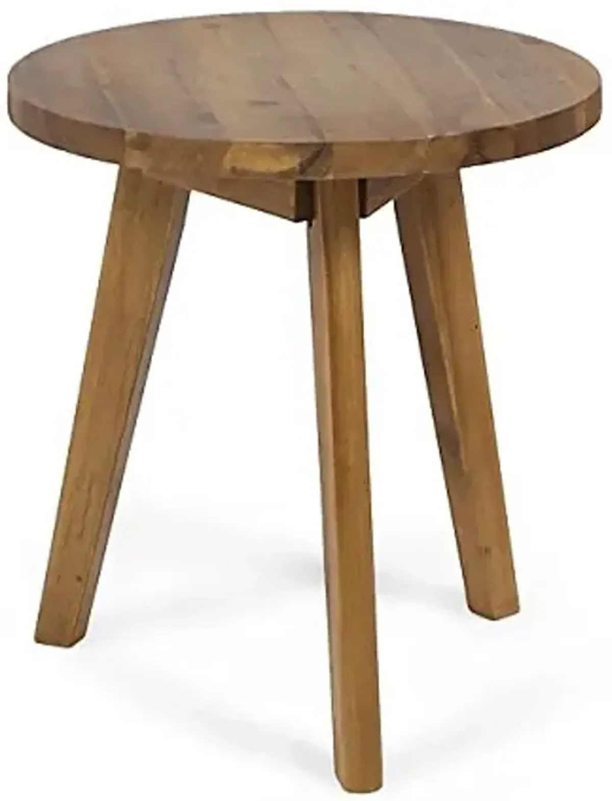 Christopher Knight Home Gino Outdoor Acacia Wood Side Table, Natural Finish