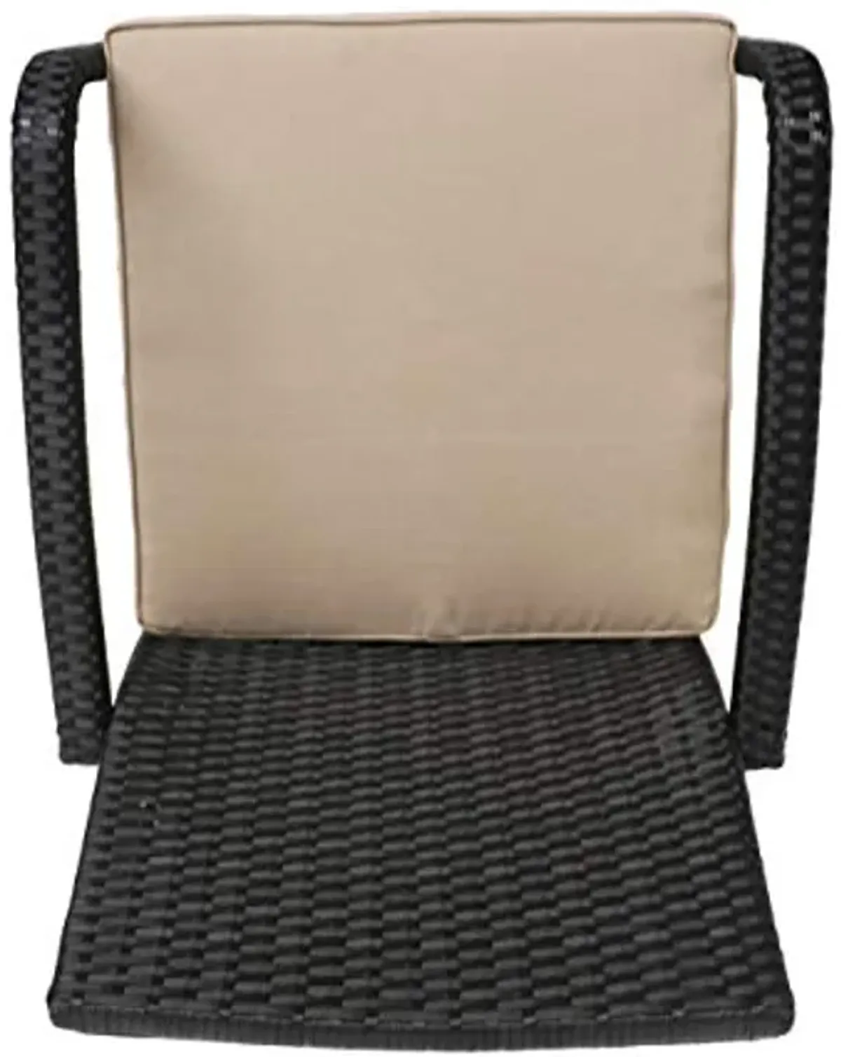 Christopher Knight Home 305809 Otto Outdoor Wicker Club Chair, Brown and Tan(Set of 2)