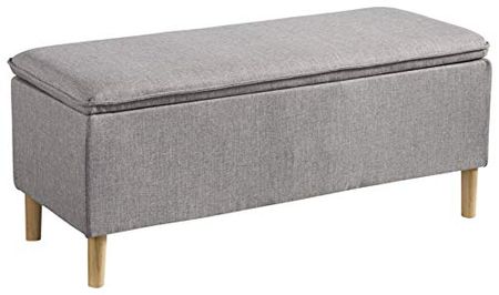 Signature Design by Ashley Kaviton Upholstered Accent Bench with Pillowtop, Gray