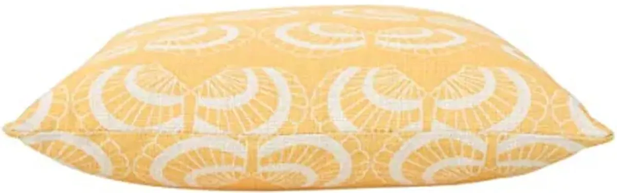 Christopher Knight Home Henry Outdoor 18" Water Resistant Square Pillows (Set of 2), Beige on Orange