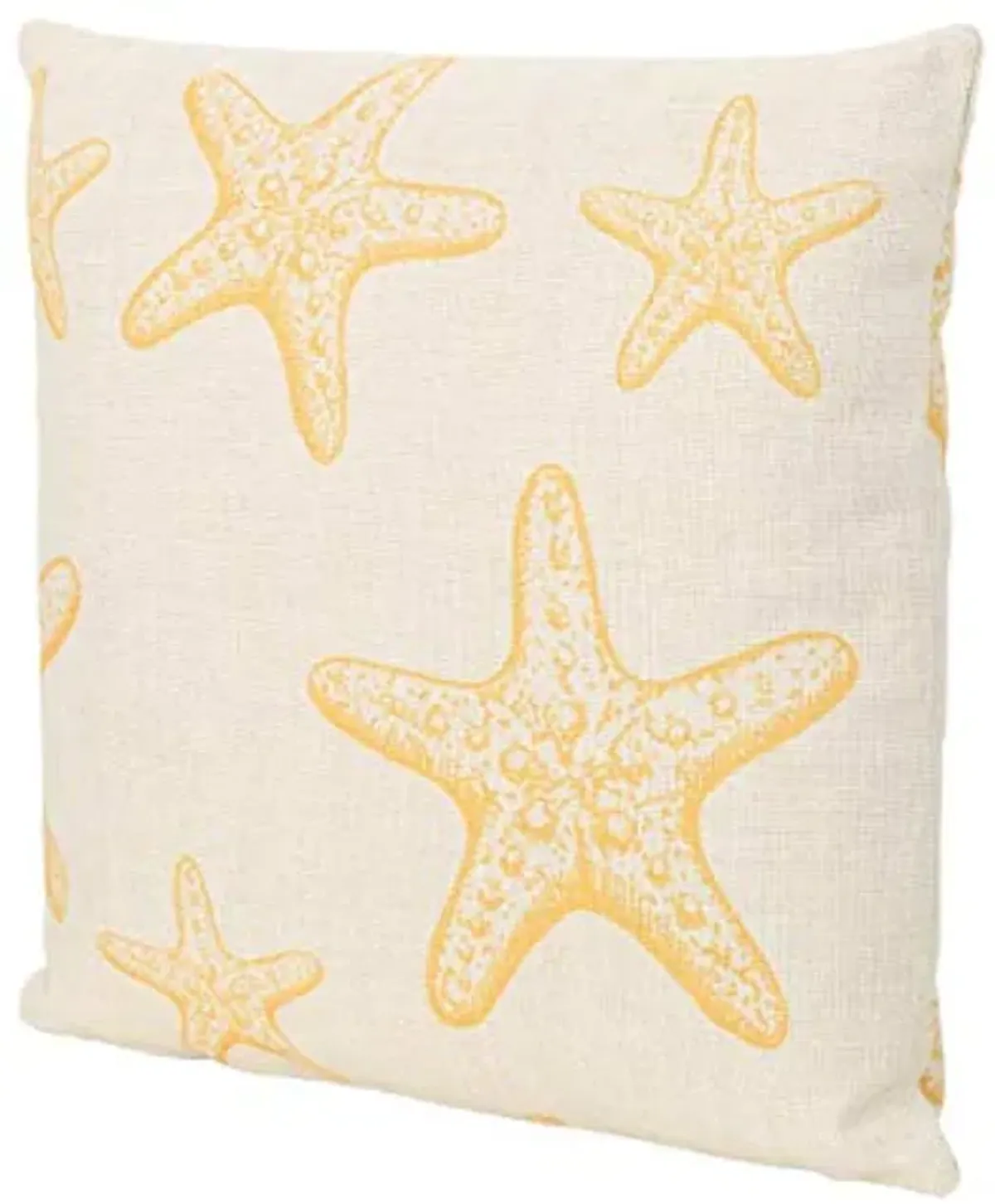 Christopher Knight Home Zona Outdoor 18" Water Resistant Square Pillows (Set of 2), Orange on Beige