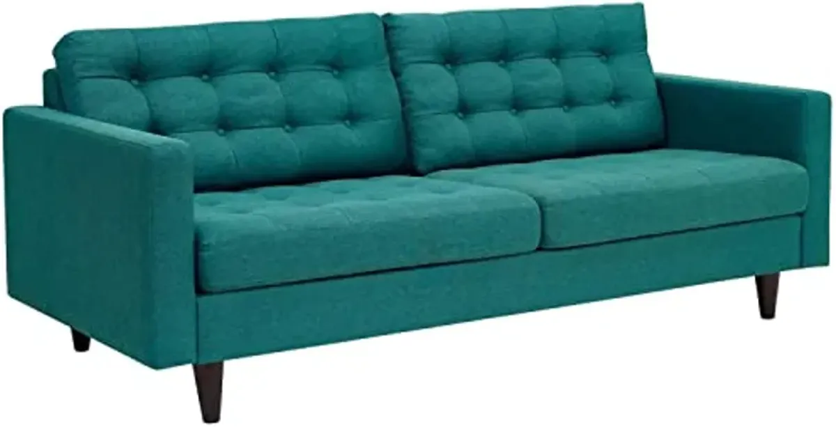 Modway Empress Sofa, Loveseat and Armchair Set of 3, Teal