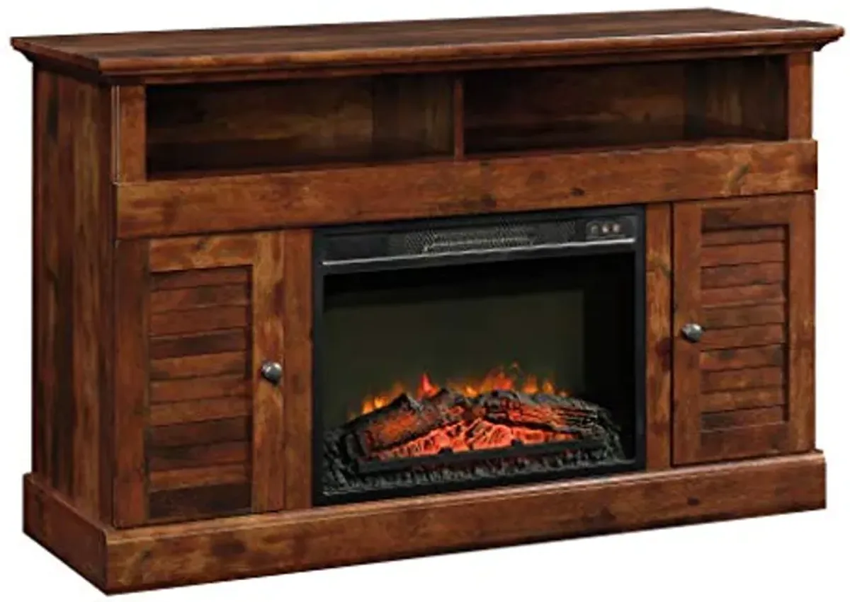 Sauder Harbor View Media Fireplace, for TVs up to 60", Curado Cherry finish