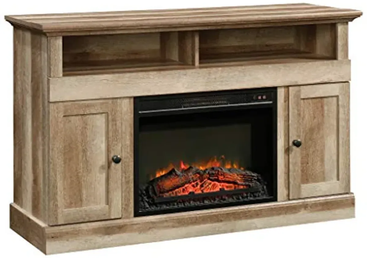 Sauder Cannery Bridge Media Fireplace, for TVs up to 60", Lintel Oak finish