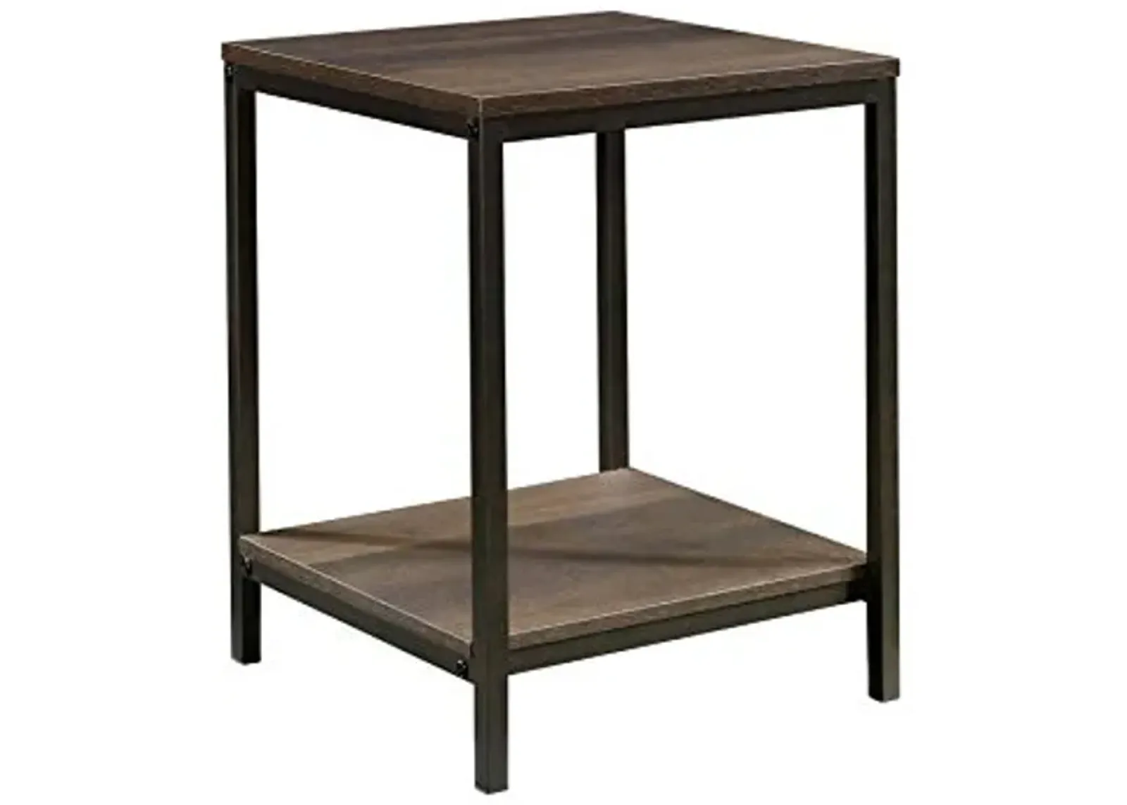 Sauder North Avenue Side Table, Smoked Oak finish