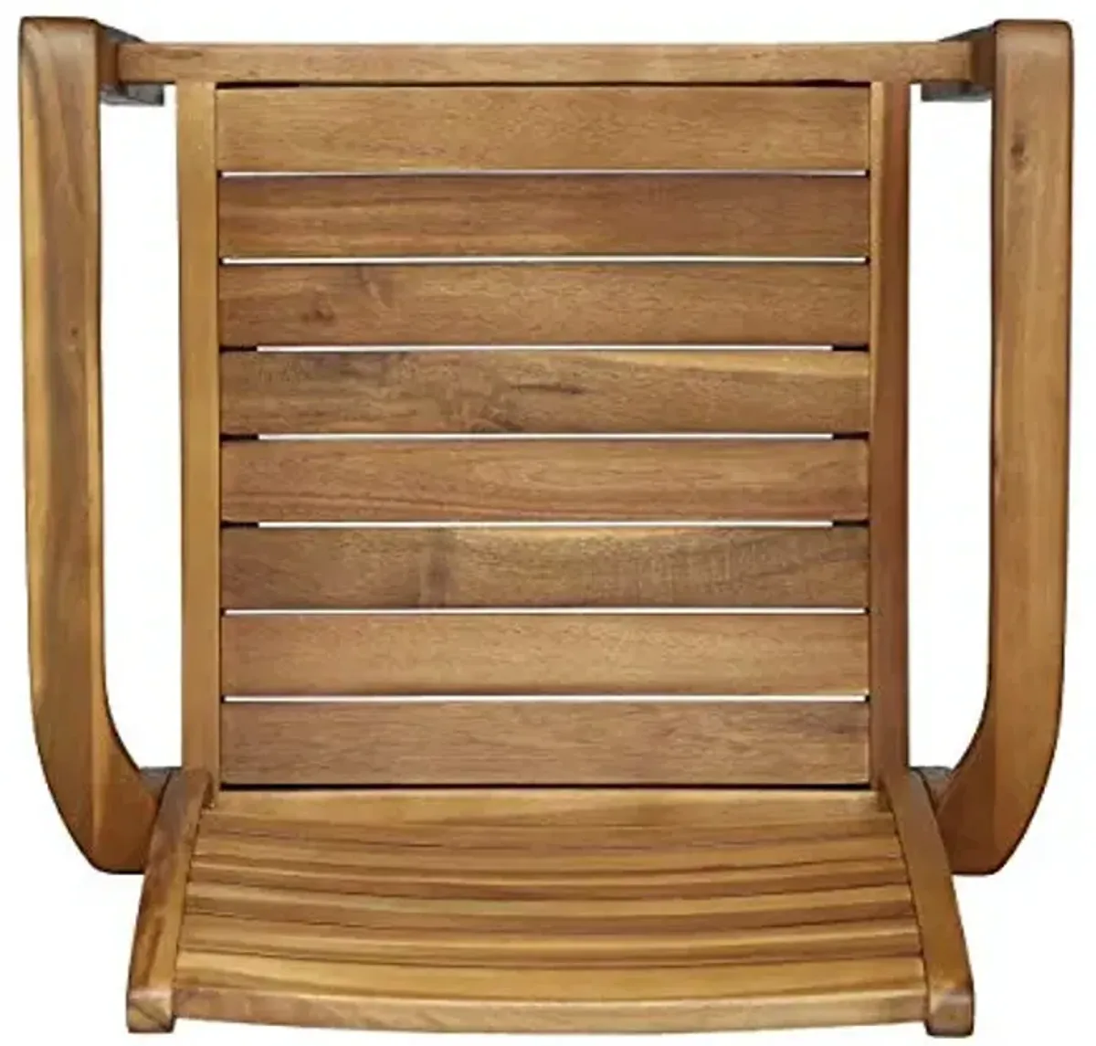 Christopher Knight Home Watts Outdoor Acacia Wood Dining Chairs, Teak Finish (Set of 2)