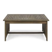 Christopher Knight Home Grace Outdoor Acacia Wood Coffee Table, Gray Finish