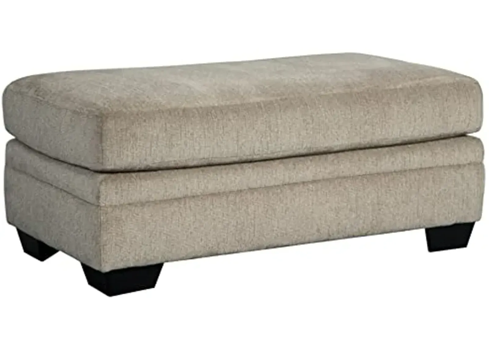 Signature Design by Ashley Dorsten Contemporary Rectangular Ottoman, Beige 43D x 24W x 19H in