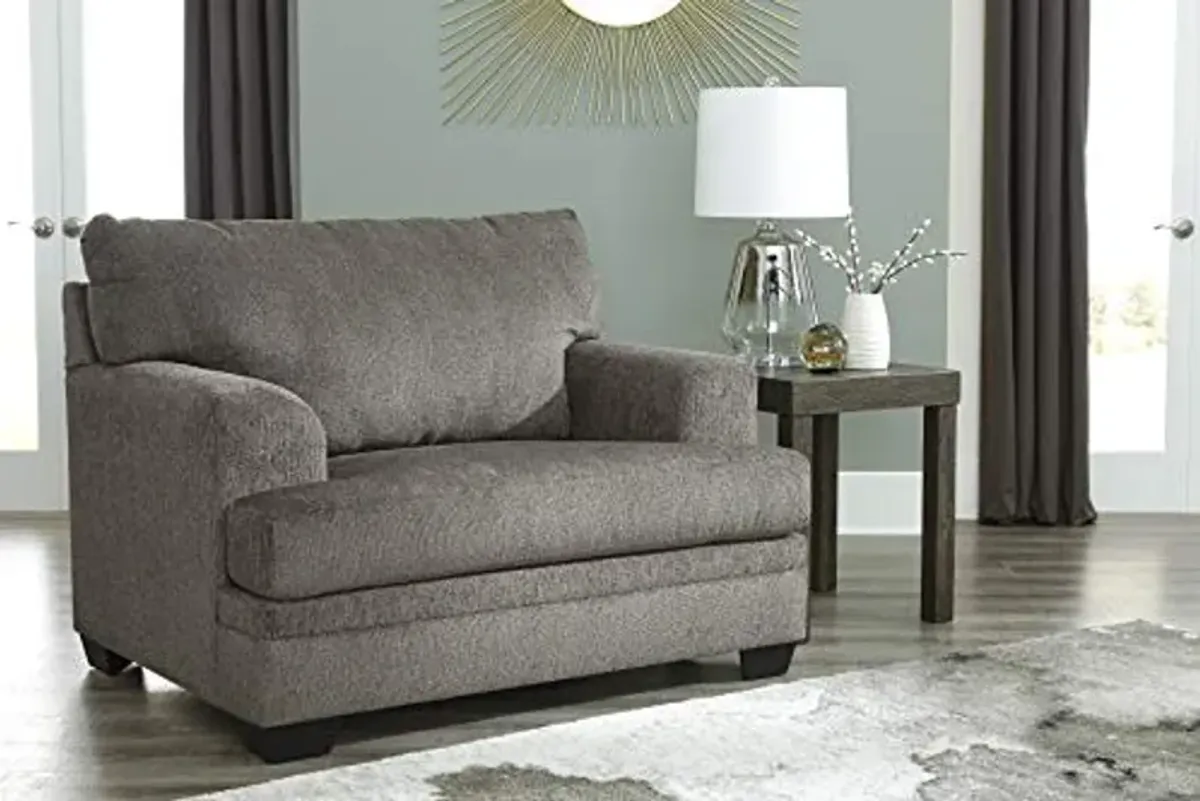 Signature Design by Ashley Dorsten Contemporary Chair and a Half, Gray