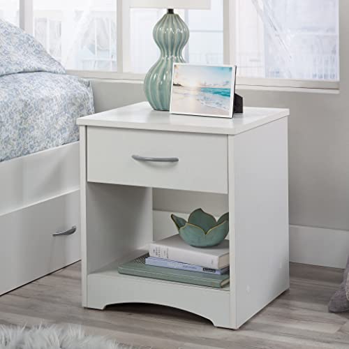 Sauder Beginnings Night Stand, Soft White finish