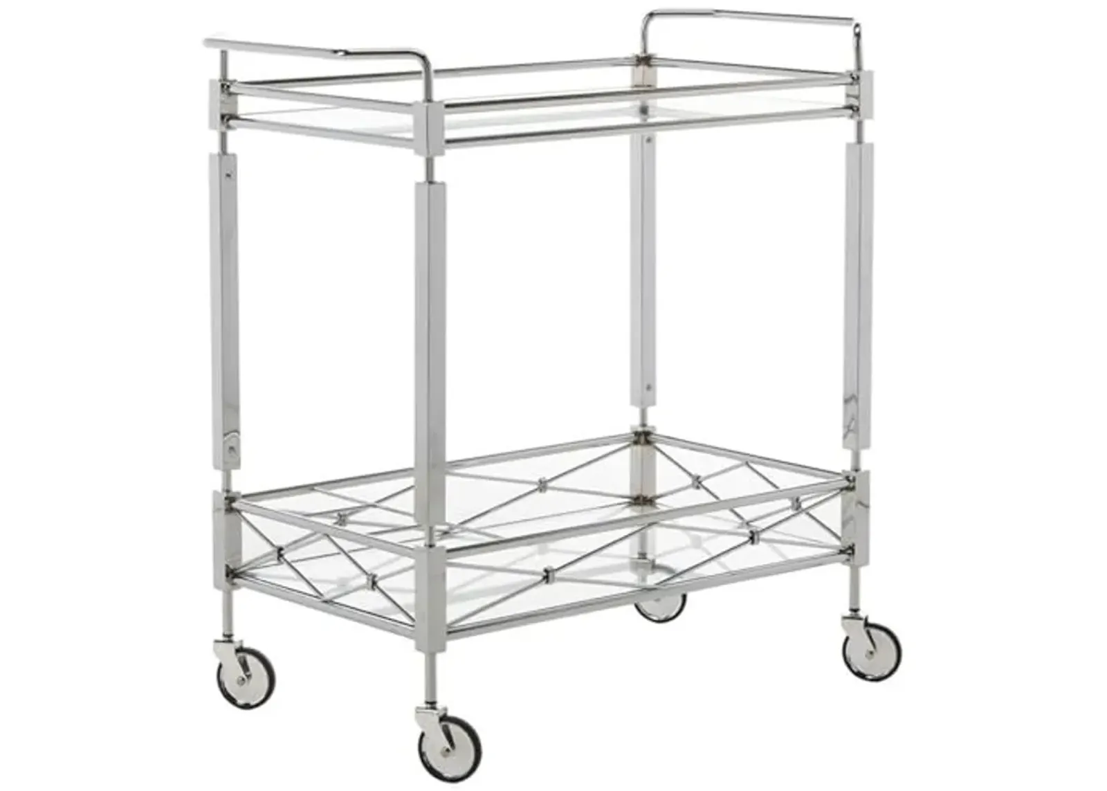 Safavieh Ingrid Bar Cart, Chrome