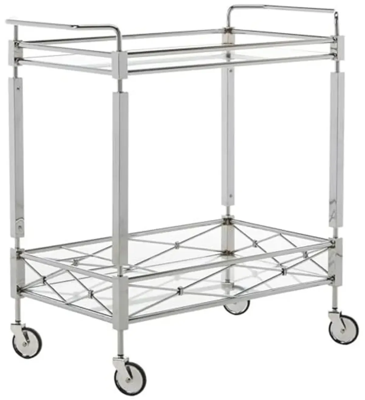 Safavieh Ingrid Bar Cart, Chrome