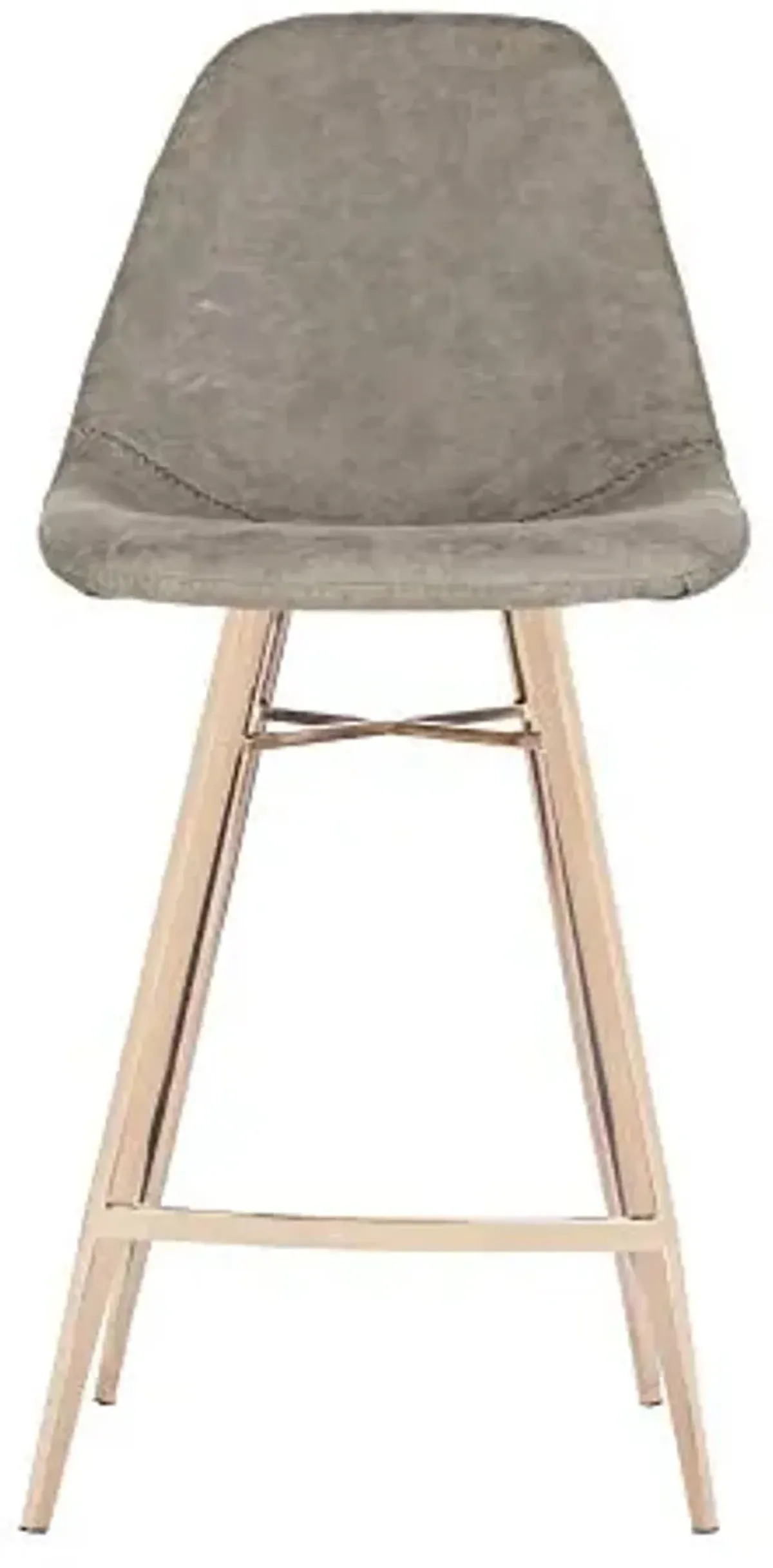 Safavieh Mathison Counter Stool, Taupe/Copper