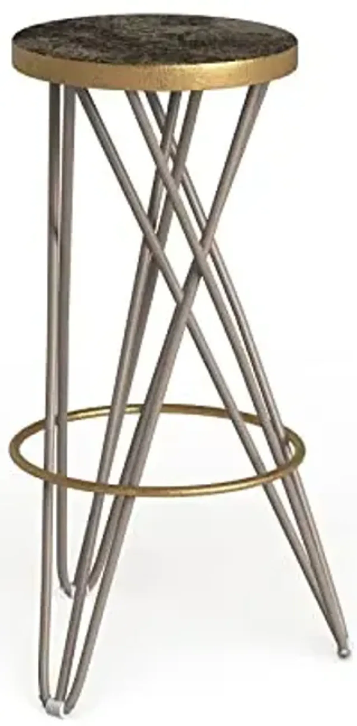 Safavieh Lorna Bar Stool, Beige/Gold