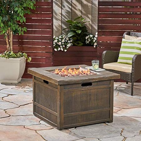 Christopher Knight Home Land Fire Pit, Brown
