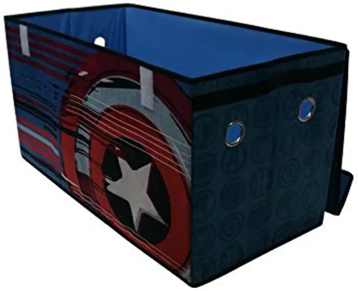 Idea Nuova Marvel Avengers Collapsible Children’s Toy Storage Trunk, Durable with Lid